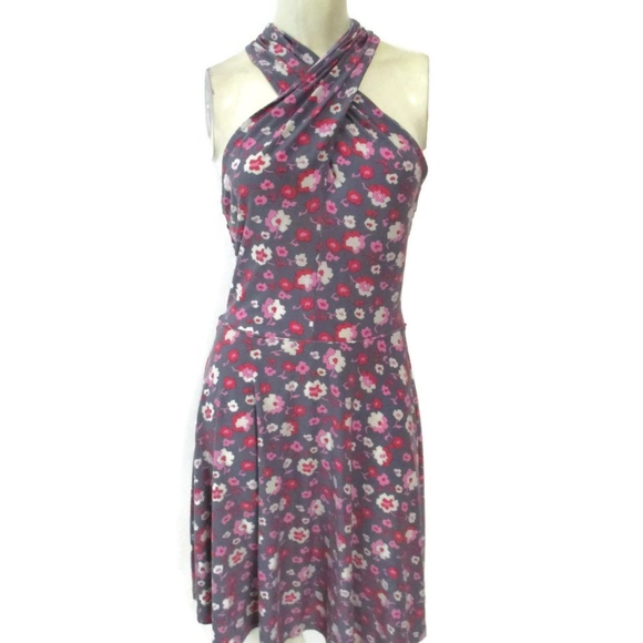 Free People Dresses & Skirts - Free People Gray Pink Floral dress Small